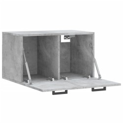 Armoire murale Gris béton 60x36,5x35 cm Bois d'ingénierie 