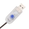 Décorations de Noël 2 pcs rennes 80 LED blanc chaud rotin 