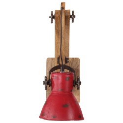 Lampe murale 25 W rouge délavé 96x15x20 cm E27 