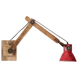 Lampe murale 25 W rouge délavé 96x15x20 cm E27 