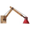 Lampe murale 25 W rouge délavé 96x15x20 cm E27 