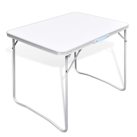 Table pliable de camping avec cadre métallique 80x60 cm 