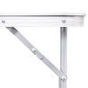Table pliable de camping avec cadre métallique 80x60 cm 