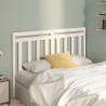 Tête de lit Blanc 126x4x100 cm Bois massif de pin 