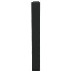 Supports d'étagères pour lavabo 2 pcs noir trapèze acier 