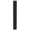 Supports d'étagères pour lavabo 2 pcs noir trapèze acier 