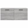Armoire murale sonoma gris 80x36,5x35 cm bois d'ingénierie 