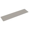 Tapis de couloir aspect sisal taupe 50x200 cm 