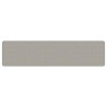 Tapis de couloir aspect sisal taupe 50x200 cm 