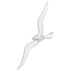 Mouette Murale 2 Paquet Argent Aluminium 