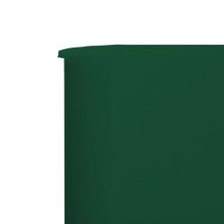 Paravent 3 panneaux Tissu 400 x 120 cm Vert 