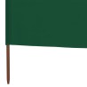 Paravent 3 panneaux Tissu 400 x 120 cm Vert 