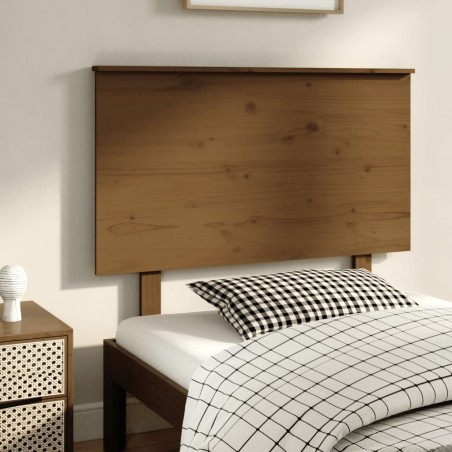 Tête de lit Marron miel 94x6x82,5 cm Bois massif de pin 