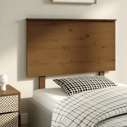 Tête de lit Marron miel 94x6x82,5 cm Bois massif de pin 