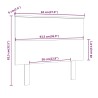 Tête de lit Marron miel 94x6x82,5 cm Bois massif de pin 