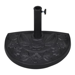 Socle de parasol demi-rond Résine 