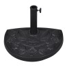 Socle de parasol demi-rond Résine 