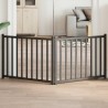Barrière pour chien pliable 2 panneaux 160 cm bois sapin massif 