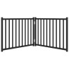 Barrière pour chien pliable 2 panneaux 160 cm bois sapin massif 