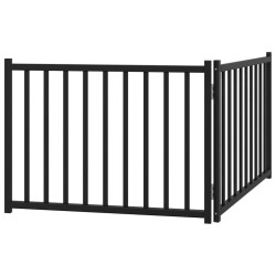 Barrière pour chien pliable 2 panneaux 160 cm bois sapin massif 