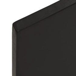 Dessus de bureau marron foncé 60x40x2 cm bois chêne traité 