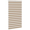 Store zèbre marron sable largeur du tissu 120,9 cm polyester 