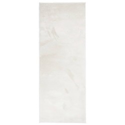 Tapis OVIEDO à poils courts beige 80x200 cm 