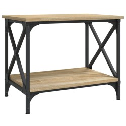 Table d'appoint Chêne sonoma 55x38x45 cm Bois d'ingénierie 