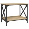 Table d'appoint Chêne sonoma 55x38x45 cm Bois d'ingénierie 