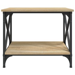Table d'appoint Chêne sonoma 55x38x45 cm Bois d'ingénierie 