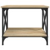 Table d'appoint Chêne sonoma 55x38x45 cm Bois d'ingénierie 