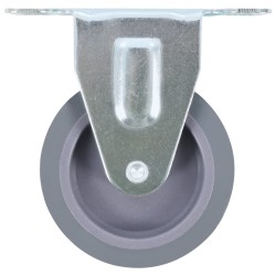 8 pcs Roulettes fixes 75 mm 