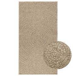 Tapis ZIZUR beige 80x150 cm aspect de jute intérieur extérieur 