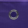 Boîtes de rangement 10 pcs Tissu intissé 28x28x28 cm Violet 