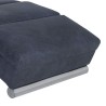 Chaise longue de longue Gris Similicuir daim 