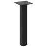Pieds de table basse 4 pièces Noir 30-32 cm Acier 