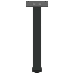 Pieds de table basse 4 pièces Noir 30-32 cm Acier 