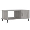Table basse sonoma gris 90x50x40 cm bois d'ingénierie 
