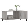 Table basse sonoma gris 90x50x40 cm bois d'ingénierie 