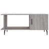 Table basse sonoma gris 90x50x40 cm bois d'ingénierie 