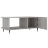 Table basse sonoma gris 90x50x40 cm bois d'ingénierie 
