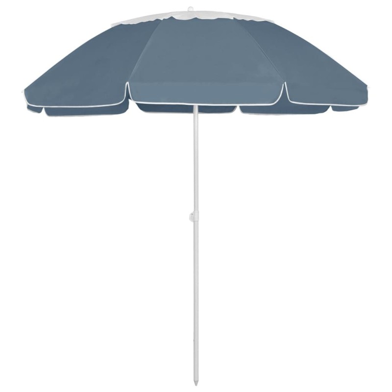 Parasol de plage bleu 300 cm Parasol de plage bleu 300 cm