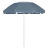 Parasol de plage bleu 300 cm 