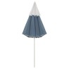 Parasol de plage bleu 300 cm 