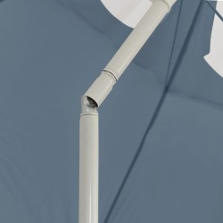 Parasol de plage bleu 300 cm 