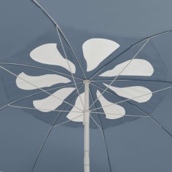 Parasol de plage bleu 300 cm 