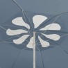Parasol de plage bleu 300 cm 