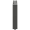 Pieds de table basse en U 2 pièces Anthracite 30 x (30-31) cm Acier 