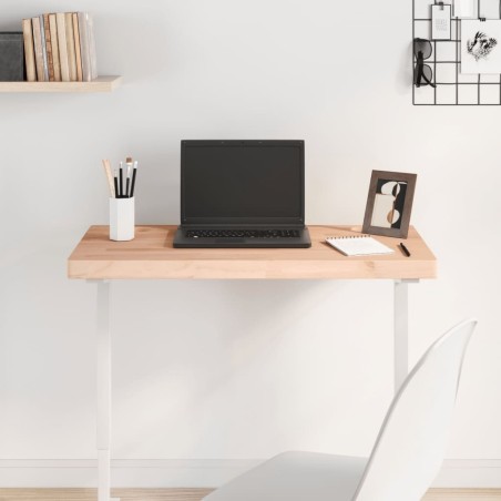 Dessus de bureau 80x40x4 cm bois massif de hêtre 