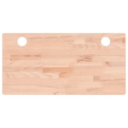 Dessus de bureau 80x40x4 cm bois massif de hêtre 